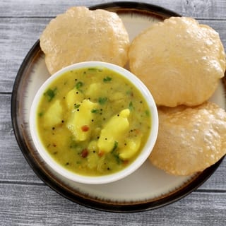 Potato Curry for Poori